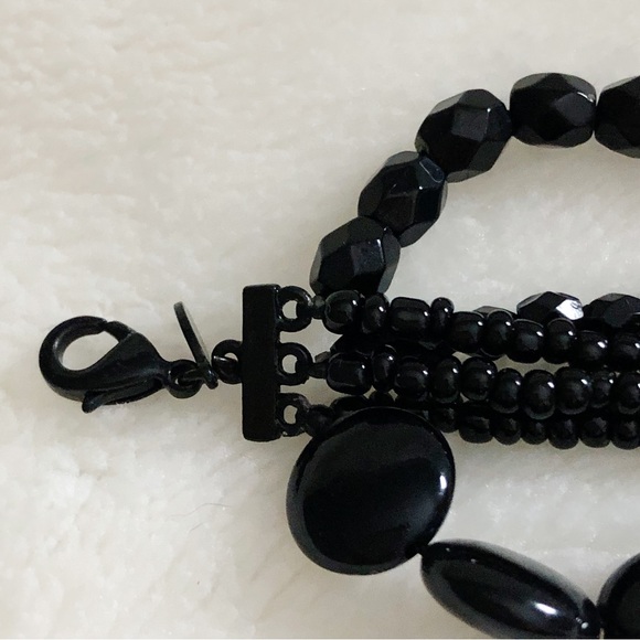 PREMIER DESIGNS Boho Black Multi-Strand Beaded Bracelet - Picture 6 of 12